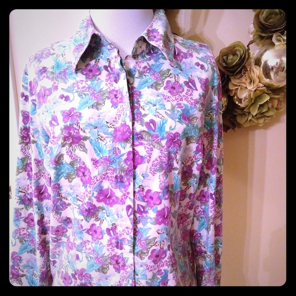 Caribbean Joe button down shirt